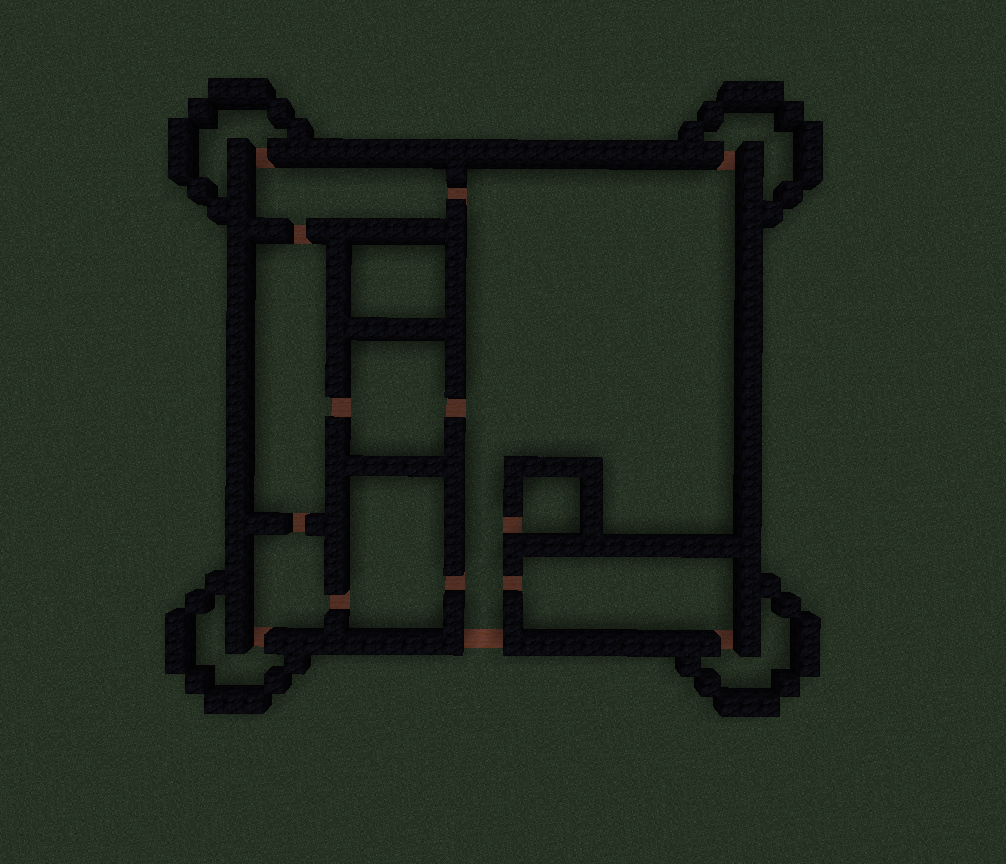 minecraft simple castle blueprints