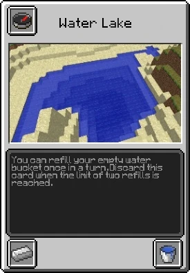 Water lake | Minecraft TCG Wiki | Fandom
