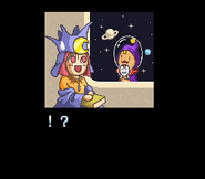 High Priestess' ending (SNES version) (Translated version: "What are you doing here ?")