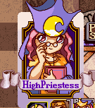 High Priestess' versus card