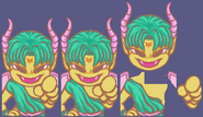 2nd combo sprites (NOTE: The last sprite is disassembled and not part of the main animation.)