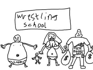 Wrestling School fan art