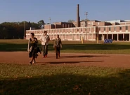 Back exterior of the building