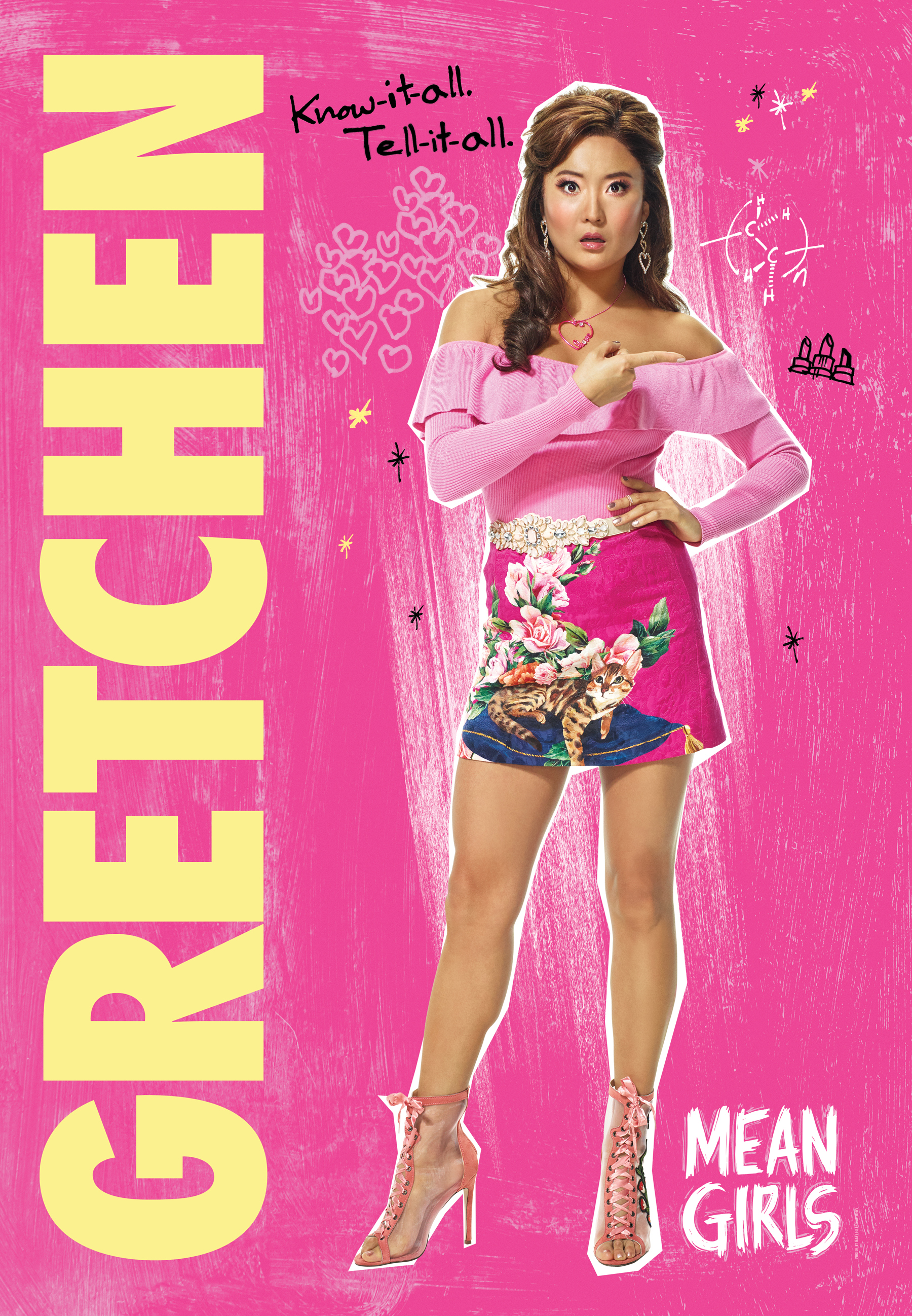 Gretchen Wieners 'Socialite' Tank Tops Vest Sleeveless Gretchen Wieners  Regina George Cady Heron Karen Smith Mean Girls Girls