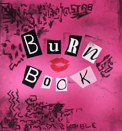 Burn Book Womens Mean Girls Crew Socks