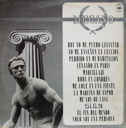 LP Éxitos de Mecano (carátula del álbum Mecano portada…