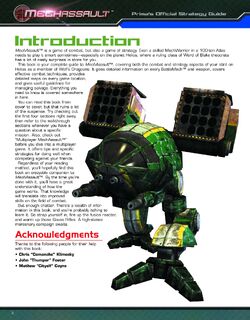 MechAssault Prima Strategy Guide | MechAssault Wiki | Fandom MechAssault Prima Strategy Guide | MechAssault Wiki | Fandom