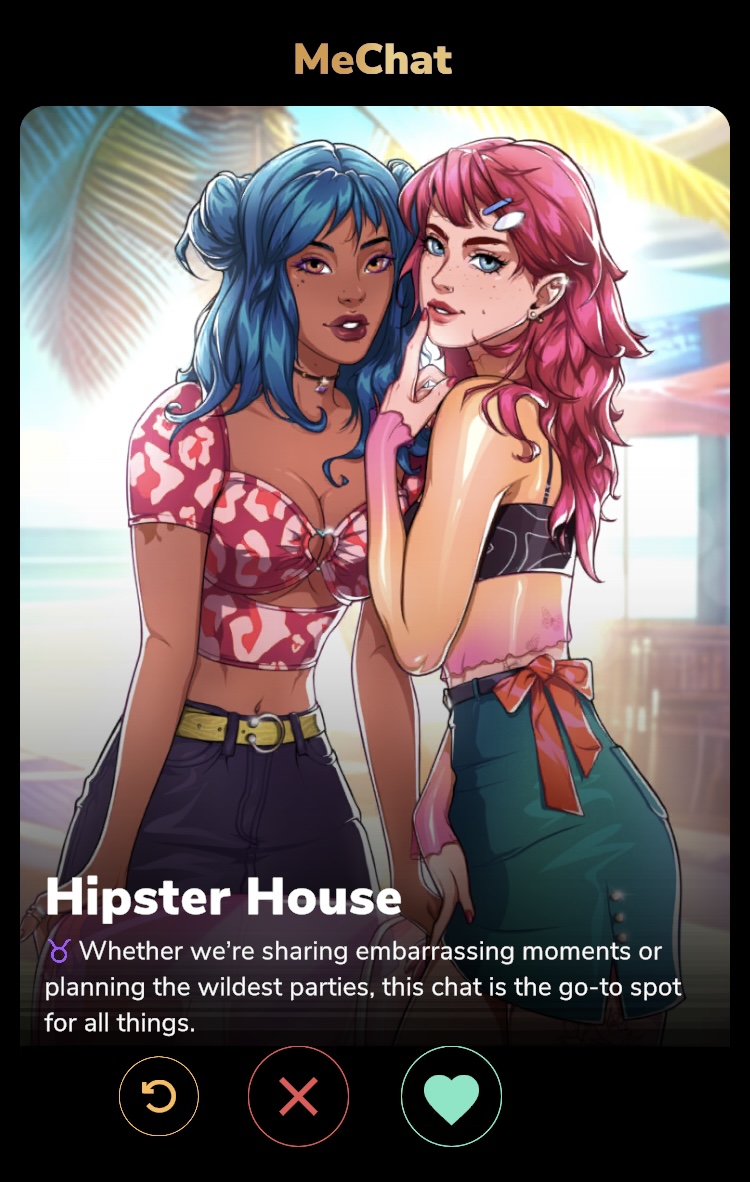 Hipster House, MeChat Wiki