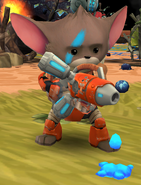 Blaze using a Standard Blaster.