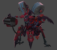 Restored Queen Termina, the supposed sixth boss in Mech Mice Tactics.