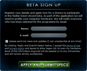 Beta Sign Up