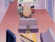 Medabots Spirit Metabee watching TV