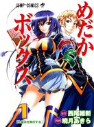 Medaka and Zenkichi on the cover of Volume 1.