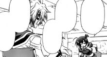 Tsurubami and Medaka discuss Fukurou