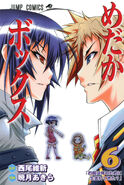 Medaka and Zenkichi on the cover of Volume 6.