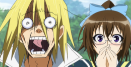 Akune's and Kikaijima's reactions to Medaka's confession