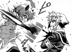 Shiranui forces Iihiko to stop