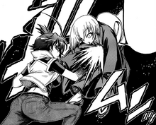 Medaka punches Obi