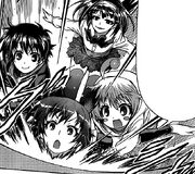 Medaka stopped by the All Jokers