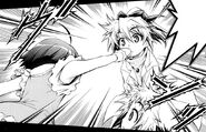 Medaka threatens Hitomi.