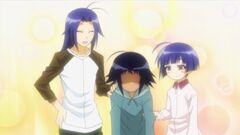 The Kurokami siblings in their younger years