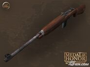 M1 Carbine in a promotional picture.