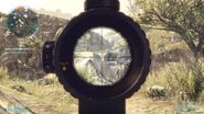 Looking through the G3's scope.