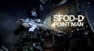 The SFOD-D Point Man in the GameStop pre-order bonus trailer for Medal of Honor: Warfighter.