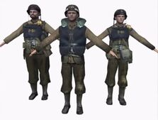 D-Day american soldier models 1