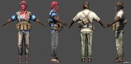 Al-Shabaab with Casual Outfit. Models in the right has been used by as Pirate in Hat Trick Mission.