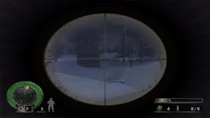 Scope reticle.