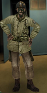 101st Airborne Paratrooper with face paint.