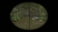 Scope reticle.