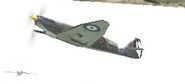 Closeup of the pre release spitfire.
