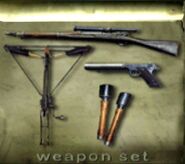 Springfield in Medal of Honor: Underground multiplayer loadout screen.