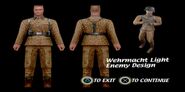 Wehrmacht "Light" enemy concept in the 'Making-Of' slideshow.