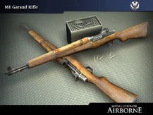 M1 Garand in a promotional image.