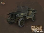 The Willys Jeep in Medal of Honor: Pacific Assault.