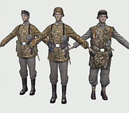 The several models of SS normal troops seen in Frontline.