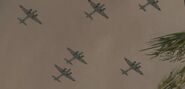 G4M bomber formation