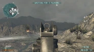 Iron sights.