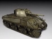 Sherman 3D model.