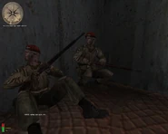 British soldiers armed with M1 Garands.