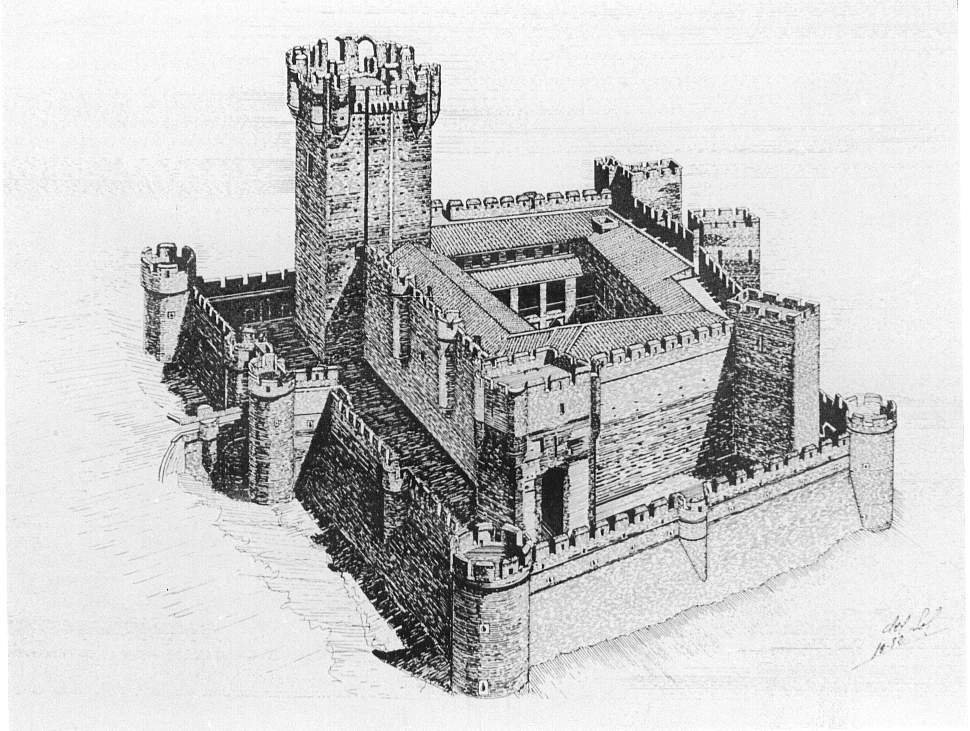 medieval times castles drawings