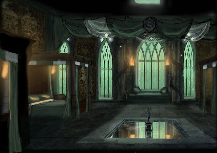 Slytherin Girls' Dormitory | Medieval Hogwarts Roleplay Wiki | Fandom