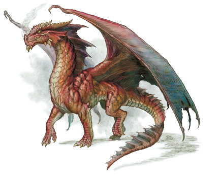 red western dragon