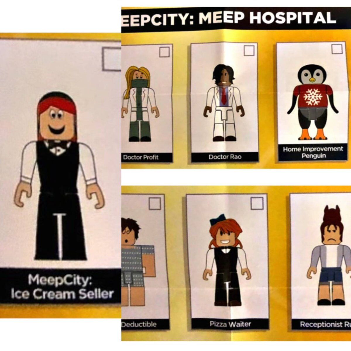 Roblox MeepCity Meep Hospital 3 Figure 5-Pack Set Jazwares - ToyWiz
