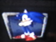 Bad quality image of Sonic from Shadow the Hedgehog