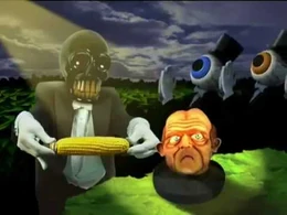 Still from the "Constantinople" video created for , 2001