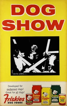 The 1972 "Dog Show" poster (digital recreation by a , with thanks to  and Mæ)